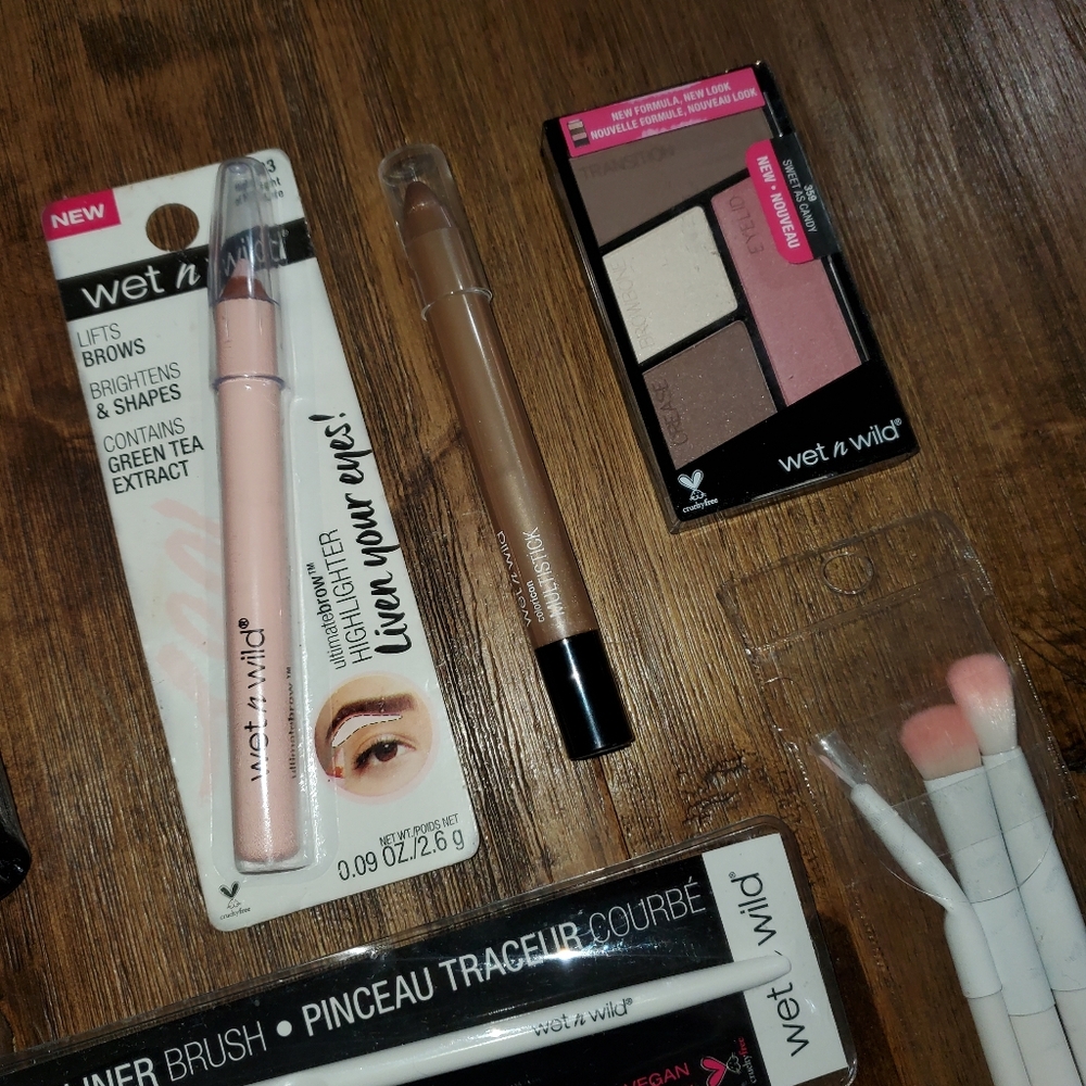 14 Wet n Wild Makeup & Skincare Lot - Eyeshadow / Glitter Mask / Setting Powder - Picture 5 of 13